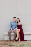 This dress is so comfortable and classy and fits perfectly with a pair of heels. I wore it for engagement photos and was super happy with the fit! The slit adds a sexy vibe! - Lacey E.