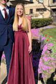 Bought this dress for my daughter's senior prom. The dress arrived quickly and looked just like the photo. Because it was so affordable, we could afford to take it to our local tailor and have bra pads sewn in so she didn't have to wear a bra. Would recommend. - Alisa W.