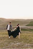 Was perfect for our engagement photoshoot! Fit perfectly and I did not need to wear a bra. The leg slit is fantastic. Would definitely wear it to someone else's wedding or a fancy event. - Kimberly F.