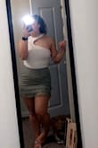 It fits a little loose around the waist in the back but is perfect on the hips, I wouldn't change the size. Bodysuit also from Lulus, M. - Lauryn T.
