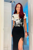 I usually wear xs but it was a little small but it is very beautiful and sexy. - Shirley S.