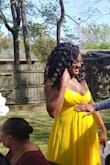 I absolutely loved this dress and everyone who saw me in it loved me in it too they told me it looked perfect on me. I agree it did lol. I was 32 weeks pregnant at the time of wearing. I got a size medium which is my pre-pregnancy size and those measurements listed above are my pre-pregnant ones. If you're pregnant I suggest going one size up from your pre-pregnant size. My dress fit a bit tight and I wished I had gotten a large like I had initially sought to but I still managed to make it work with the help of my man zipping me in! I'm sure if I wasn't pregnant the medium def would've been true to my usual size. This day was def a day to remember thank you Lulus for making this dress!! - Ariel W.