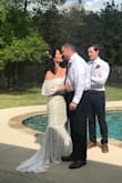 What I love about this dress is whether youre tall & thin, short & curvy (like myself) or anything in between-it looks amazing! I read every review, looked at every photo & was shocked at how beautifully it fit each bride. I took a chance as an older bride (48) & have no regrets! I felt gorgeous on my special day and my hubs absolutely loved it! - Amy W.
