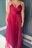 Dress is very long for someone considered tall, but overall really beautiful dress; very flowy and elegant! - Alanis C.