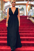 I bought this dress for the 2022 Oscar's Academy event. I'm usually a S, but the XS fit best, and it looked stunning on the red carpet. (with heels I bought from Lulus two years ago!). I absolutely love this dress! - Lina E.