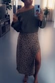 I can find a reason to wear this sweater year round. It's made very well and the off-the-shoulder cut is everything. - Carla N.