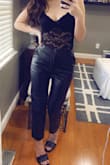 Pants fit and look great. But they had a hole in them after the first wear. So disappointed. This is actually the second item Ive bought from lulus recently that ripped upon first wear& - Mandi G.