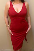 Felt like such a vixen in this dress!!
Got it for a wedding that doubled as a college reunion, so I definitely needed to pull out the big guns!

SHOULDER STRAPS: Slightly off for regular bra strap placement, so I used body tape to hold up and accentuate my cleavage.

TUMMY: Definitely lines your stomach rolls, so some shapewear is optimal if you don't have a flat stomach.

BOOTY: Zipper doesn't bunch or obstruct your butt, so she will perfectly pop!

LOVE LOVE LOVE! - Sidney G.