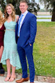 Love this dress! The color is very pretty and perfect for springtime or summertime. I liked that I could tie the shoulder straps tighter. It fit perfectly- I got a medium and it was well fitted but definitely comfy enough to sit and dance in. I got lots of compliments on this dress! - Lindsey T.