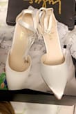 these shoes are perfect for my grad they are perfectly sized and super cute, they are higher heels than I would usually wear but they are the cutest heels I've purchased 100% do not regret - Kathryn H.