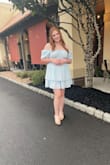 I was highly satisfied with this dress!! It was delivered in such a short time and came even earlier than the expected date that was sent to me. The dress fit perfectly and looked beautiful! I love the detailing and length of this dress! 10/10 would definitely recommend buying this dress! - Emilee T.