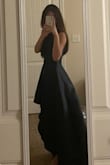 I absolutely LOVE this dress, I ordered it for a Hollywood themed event and I feel amazing in it! The blue is a lot darker than expected and it is pretty long. However it is better long than short. In the picture, it hadn't been steamed yet. - Olivia N.