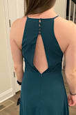 I looooved this dress until I turned around and saw that the back of the dress didn't fit the way it was supposed to. I'm pretty short, so my torso may just not have been long enough to fill out the open back portion of the dress, but the front fit perfectly. - Ashley S.