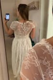 The boobs were way too big and I kinda felt like a grandma in a nightgown but the back was very sweet. - Lindsay G.