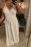 You will need to get it hemmed unless you are VERY tall. It gapped in the back for me. - Lindsay G.