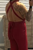 I wasn't sure how it would look on me but I liked how it turned out! I didn't wear a bra and it was able to hold my boobs in place. I wore this outfit for an anniversary dinner and my wife loved it as well! - Cheyenne T.