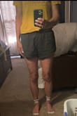 I was hoping I'd be able to wear these to work because we need to wear black shorts. These are really cute and comfy. I like leggy shorts but I guess my boss didn't. She said they were too short. - Mary C.