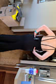 I'm usually a medium/large. They only had a small left and I'm glad I got it! It stretches and fits in all the right places. A little long and has no padding up top. Using it as a bridesmaid dress! - Kristy S.