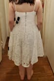 I love this one. It fit perfectly and was very flattering. It's handy to have pockets and these were very functional. It was very comfortable. Tough to find a bra that works with it, but I felt fine without one, especially with the adjustable straps. It is more casual than desired, but the skirt has a nice flair to it. - Stacie R.