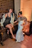 Runs large so I ordered one size down for a snug fit. Looked amazing. Good quality. Wore it to a great gatsby party and got a ton of compliments. - Seana Y.
