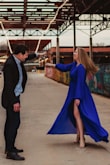I bought this dress for my engagement photoshoot and I absolutely LOVE it! I wound up wearing it to a friend's engagement party a few weeks later. This dress is so comfortable, nice, and lightweight but also the sleeves do help to keep you warm if it's cool. Nothing was too tight! The waistband is thin elastic and stretches. The slit was not too tall or revealing. If they had this dress in black I would be buying a 2nd color! - Amanda B.