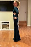 The material was high quality and the dress hugged my curves well, but the cutout didn't look nearly as good on me as on the model. The dress was also about an inch too long with my heels. - Joanna C.