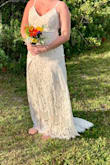 This dress was perfect for my beach wedding! It fit perfectly (maybe just slightly snug) but the size was true to fit. Had an issue with the zipper the first time and Lulus was accommodating and fast with an exchange. - Sadie K.