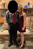 Just didn't support my chest size, top didn't fit tight enough and had to make the straps shorter. Fit well everywhere else though and felt comfortable during homecoming dance. - Rachel C.