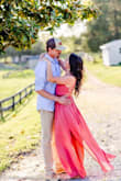 This dress was the perfect fit for a photo session my boyfriend and I had taken. It ran a little large in the top so I would order down from what you normally order. I got so many compliments on this! - Nikki M.