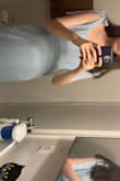 I wore this to my college graduation and thankfully I did! It's very comfortable, beautiful, perfect for hot windy weather. It fit me perfectly, not too tight, not too loose. It was long enough for my height! The adjustable straps helped to adjust the bust area. First time ordering clothes online a success! - Lynda V.