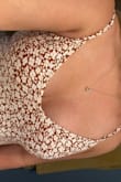 This fabric is incredible! Very soft and a lot of stretch. Works even if you have a little bit of a longer torso. Wore this to a country themed party with jeans and cowgirl boots. Received tons of compliments. - Bailey C.