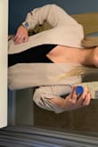 After reading the reviews for this item I ordered a size larger than I normally do. I have a pretty wide back and muscular arms so I wasn't sure how this would fit. It's ended up being one of my new favorite items! The color is perfect and looks amazing with black or white tops under. The fabric does not have any stretch so if possible I would recommend ordering a size up unless you have slimmer arms. - Bailey C.