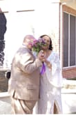Beautiful dress. We had a small virtual wedding, I didn't walk the aisle so we didn't use the "train" part of it. I loved it. Perfect for us. Thanks - Crystal P.