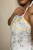 This dress was flattering :) It is somewhat a bit see-through though. - Emily S.