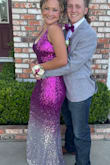 The dress fit perfectly, no hem was needed!! Stunning, fun, and unique, fit her curves perfectly and was comfortable! Perfect for Prom! Thank you, Lulus. - Michelle C.