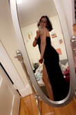 I found this dress very flattering and easy to wear for someone with big hips like me. The material is stretchy but not flimsy which makes it flattering. - Ratna G.