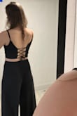 This two-piece fits so well! It's formal enough to wear to a rehearsal dinner but at the same time shows a little bit of your abdomen. Love it and got so many compliments! - Alexandra U.