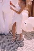 Perfect for my bridal shower and also plan to wear for my bachelorette festivities. The straps are a touch uncomfortable, but nothing that would stop me from wearing them.. One star for that, but otherwise great! - Angela S.