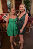 This dress is so flattering and festive! It was a huge hit and I got so many compliments on it at my friends rehearsal dinner. Only issue for me was that the shoulders were a little long so there was no help with the girls. Get the sticky boobs out! - Caitlin K.