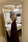 This dress is really high quality and heavier than I thought it would be!! I saw in other reviews that it ran a little large so I ordered an XS because I am between sizes XS-S and it fit perfectly. I'm around a size 2-4, but curvier, if that helps!! - Kelsey J.