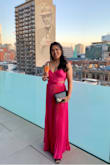 I fell in love with that dress and am so happy I ordered it for my prom! It fits perfectly, the color is amazing and the quality as well. The first dress I ordered and certainly not the last one = - Mai L.
