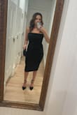 Absolutely loved this dress! Wore to a November wedding and it was perfect. It was comfortable and flattering, easy to dance in, etc. The sparkles are true to the model's photo. - Hilary P.