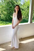 This dress is perfect and simple, the fabric is thick and it fits like a glove. Really excited for this dress! - Jodeci R.