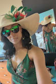 I got so many compliments when I wore this dress to the Derby! The top was a little loose but I was able to tighten up the straps and that worked. The length was perfect on me and the flow was beautiful. I liked that it was lined at the bottom but not heavy. This dress is everything, I even can be found on Tops Louisville magazine!!! - Tonisha M.