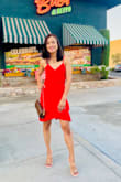 This dress is simple yet elegant. It's understated yet sexy. The color is vibrant. I love it! - Gaiz L.