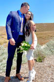 I used this dress for my elopement, and it was beautiful and true to size. I thought It was a little longer than I wanted it to be.  I'm also 4'11 so I expected that but once I wore my boots it looked way better. - Erenar M.