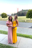Love this dress! I originally ordered a medium but the small fit me like a glove. Such a beautiful color! I got a ton of compliments at the black-tie wedding I wore it at. - Amy F.