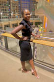 I wore this to dinner and the symphony and it was just perfect. It is very very comfortable. Did to the high cotton content I definitely hang dry it. However, the ruffle sleeves and the open back truly add the perfect touch. Fits like a glove with so much comfort!
(Shoes also from lulus ) - Makeda W.