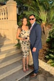 I wore this to 2 weddings this year because I loved it that much. I got so many compliments on it and it was so pretty and different. I got a Small and it wasn't too tight but also form flattering. Highly recommend if you like to wear a more different or stand out dress! - Bailey H.
