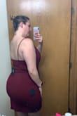 Dress was tight and a bit short for my Kardashian booty. I have a long torso so sometimes too short for me. - Cassidy A.